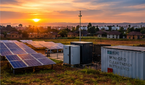 Mini-grid clean energy investment and community power infrastructure.