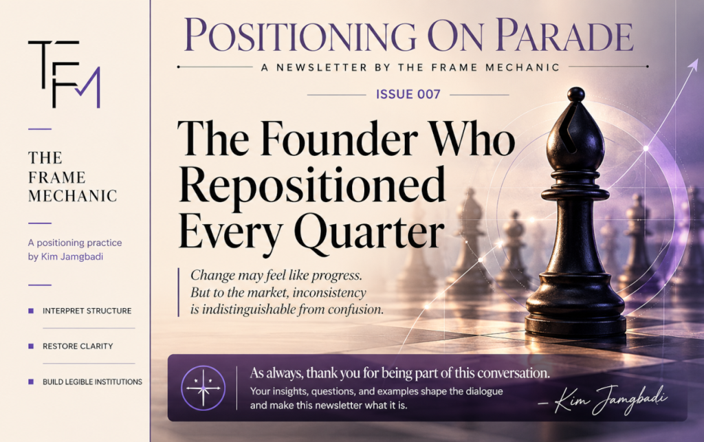POP 007 — The Founder Who Repositioned Every Quarter