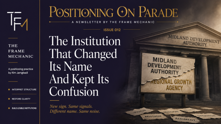 POP 012 — The Institution That Changed Its Name And Kept Its Confusion