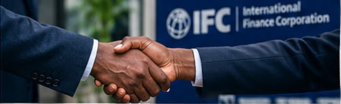 Institutional investment partnership represented by a handshake.