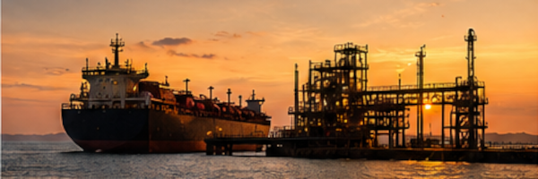 Crude supply, shipping and refinery infrastructure