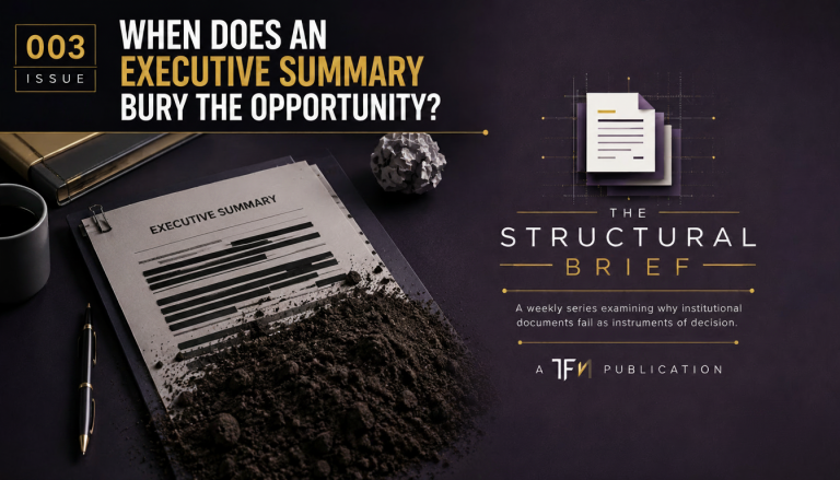 The Structural Brief — 003