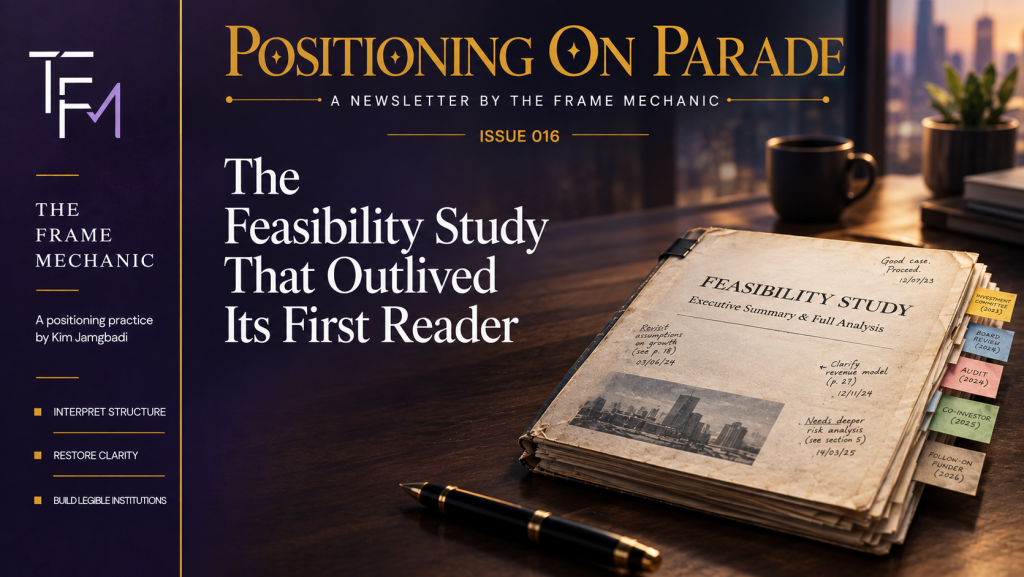 Positioning On Parade Issue 016 cover