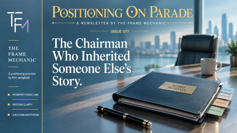 Positioning On Parade Issue 017 cover