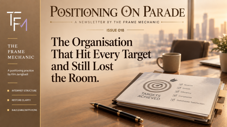 Positioning On Parade Issue 018 cover